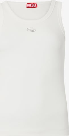 DIESEL Топ 'T-ANKI-OD' в бяло: отпред