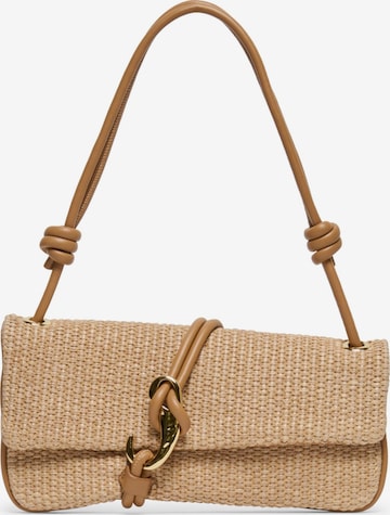 Dolce Vita Schultertasche in Braun: Vorderseite