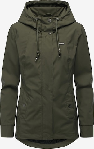 Giacca funzionale 'Alvena' di Ragwear Plus in verde: frontale