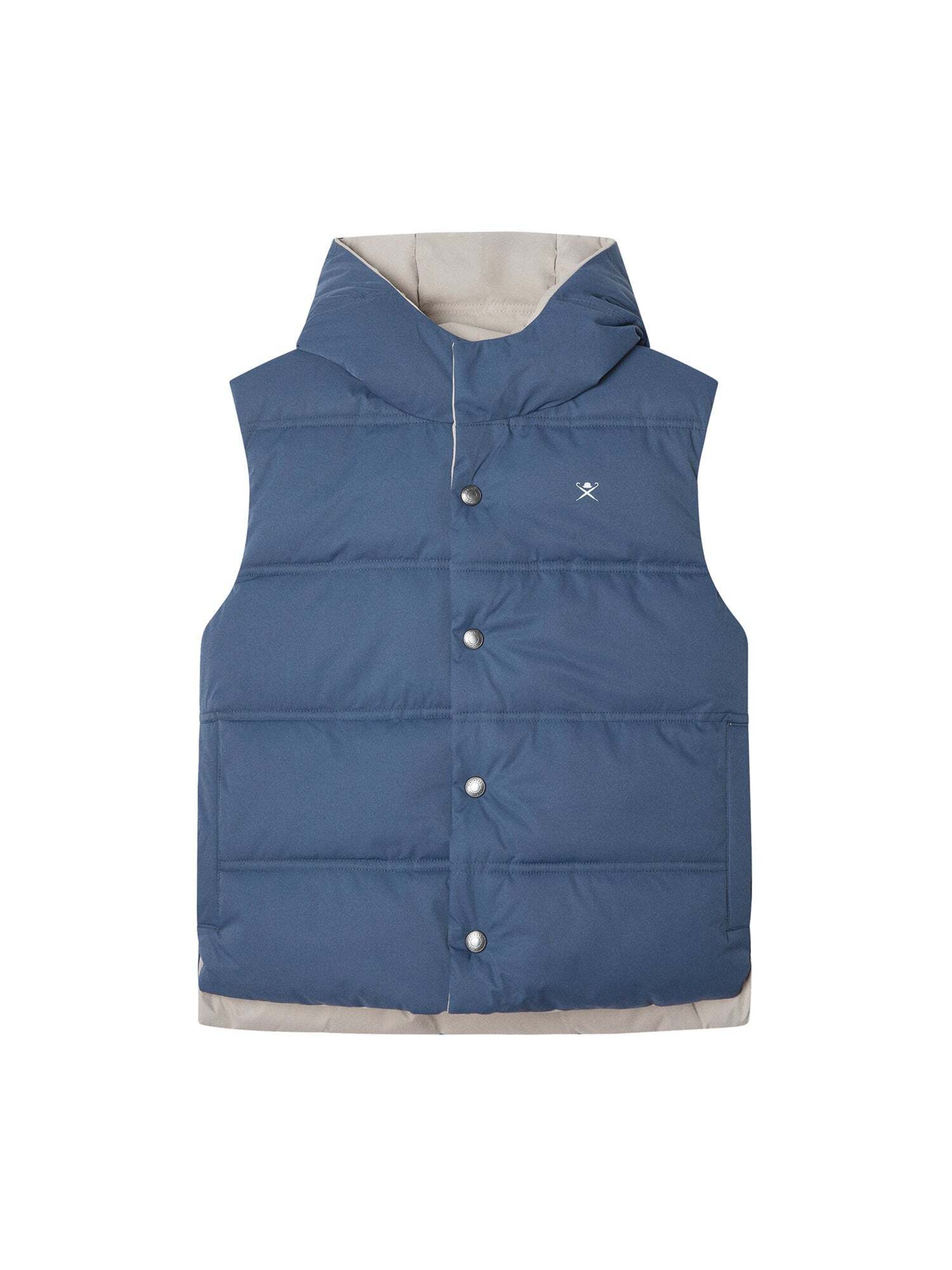 Gilet di Hackett London in blu: frontale
