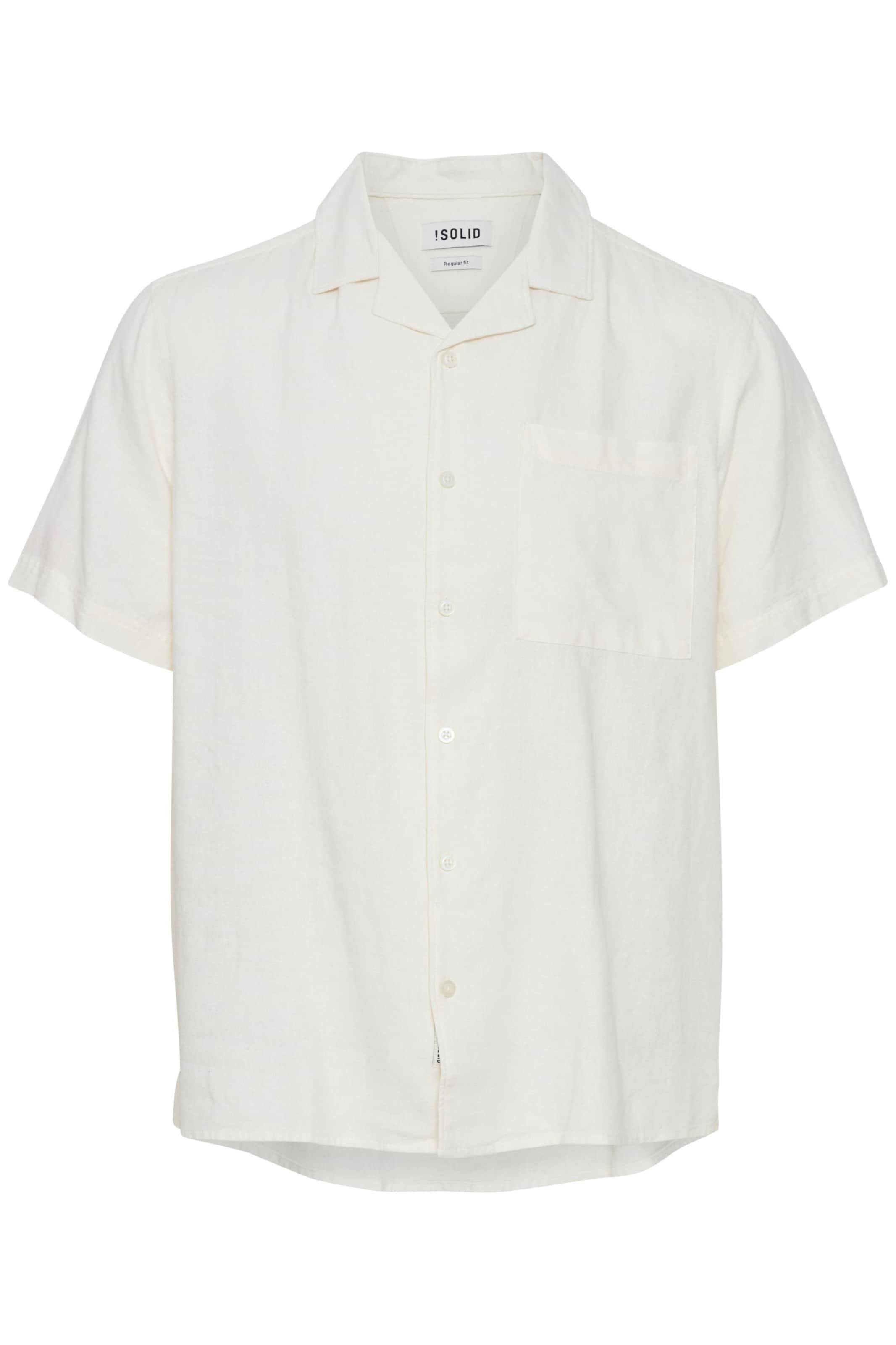 !Solid Regular fit Πουκάμισο 'Allan' σε λευκό: μπροστά