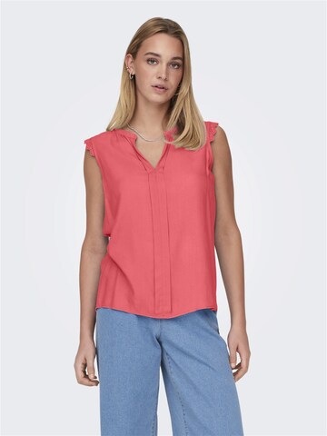 ONLY Blouse 'KIMMI' in Rood: voorkant