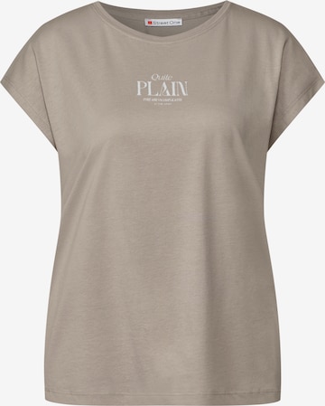 STREET ONE T-Shirt in Beige: Vorderseite