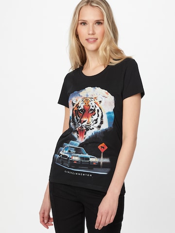 T-shirt 'Street Tiger' EINSTEIN & NEWTON en noir : devant
