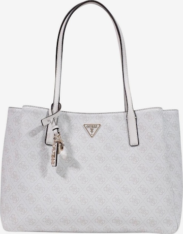 Sac bandoulière GUESS en blanc : devant