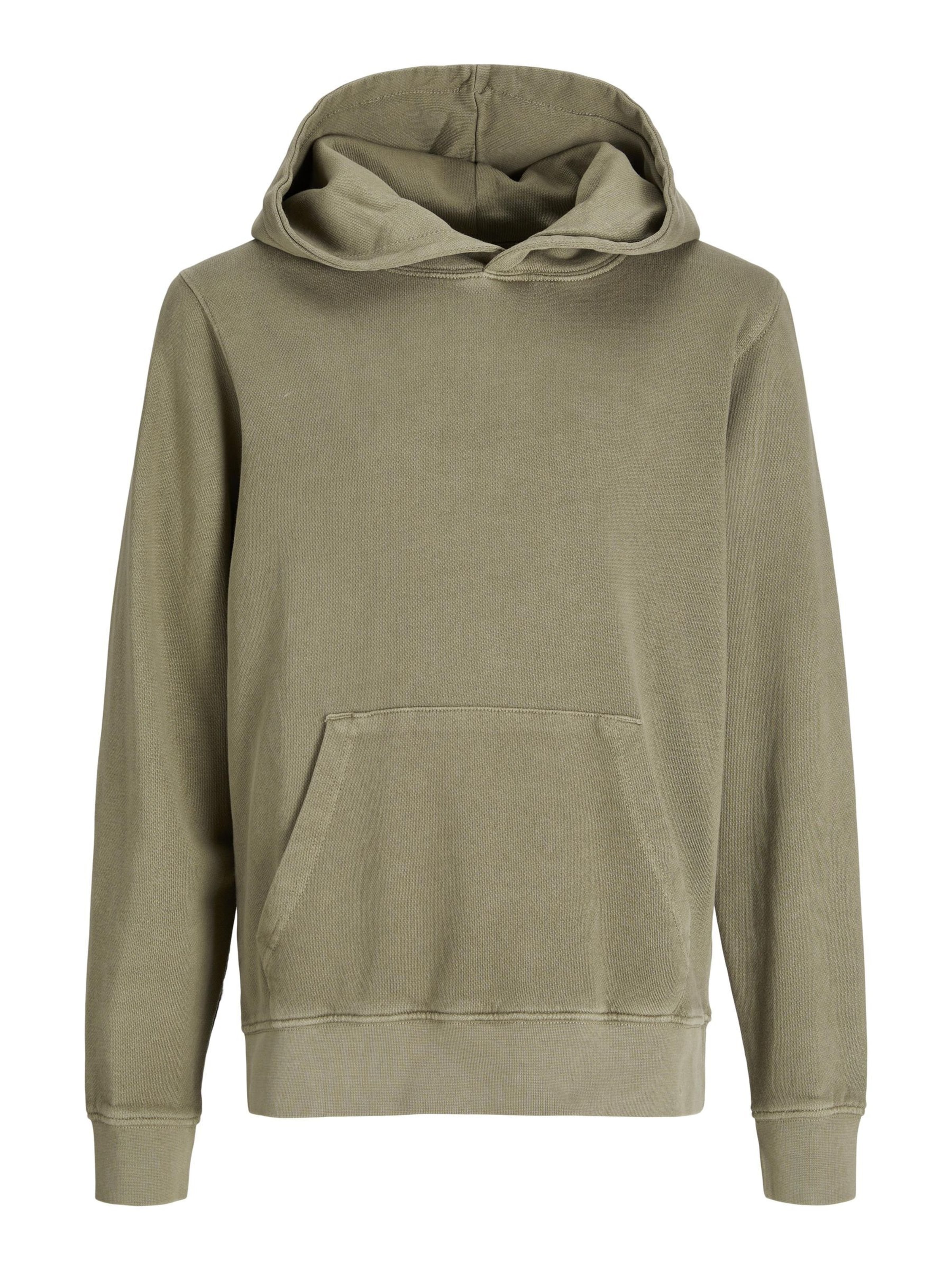 Sweat 'JJECHARGE' Jack & Jones Junior en vert : devant