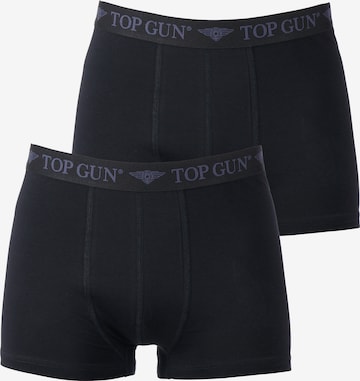 TOP GUN Boxer shorts in Black: front