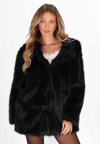 Manteau d’hiver faina en noir : devant