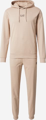 bēšs EA7 Emporio Armani Treniņtērps: no priekšpuses