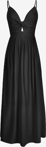 Cupshe Beach Dress in Black: front