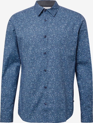 Coupe slim Chemise s.Oliver en bleu : devant