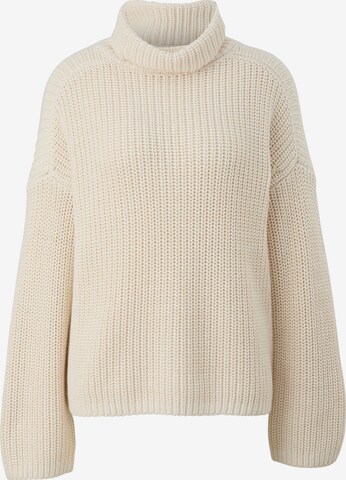 comma casual identity Sweater in Beige: front