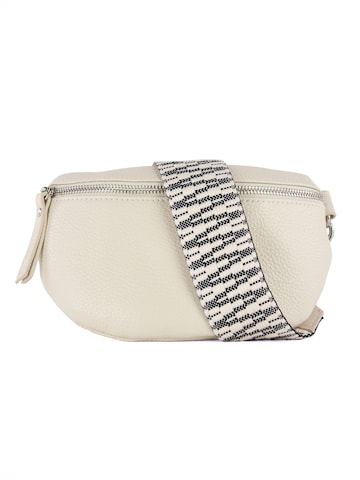 lePelou - Riñonera 'MIRA small' en beige: frente