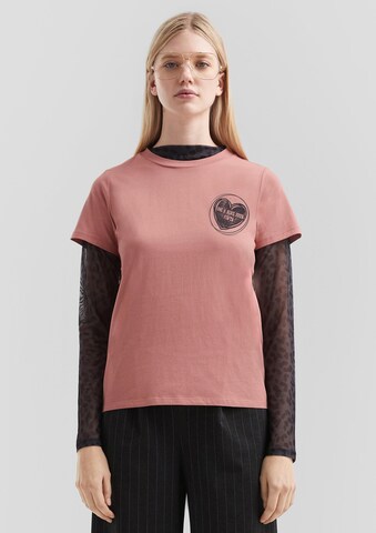 T-shirt QS en rose : devant