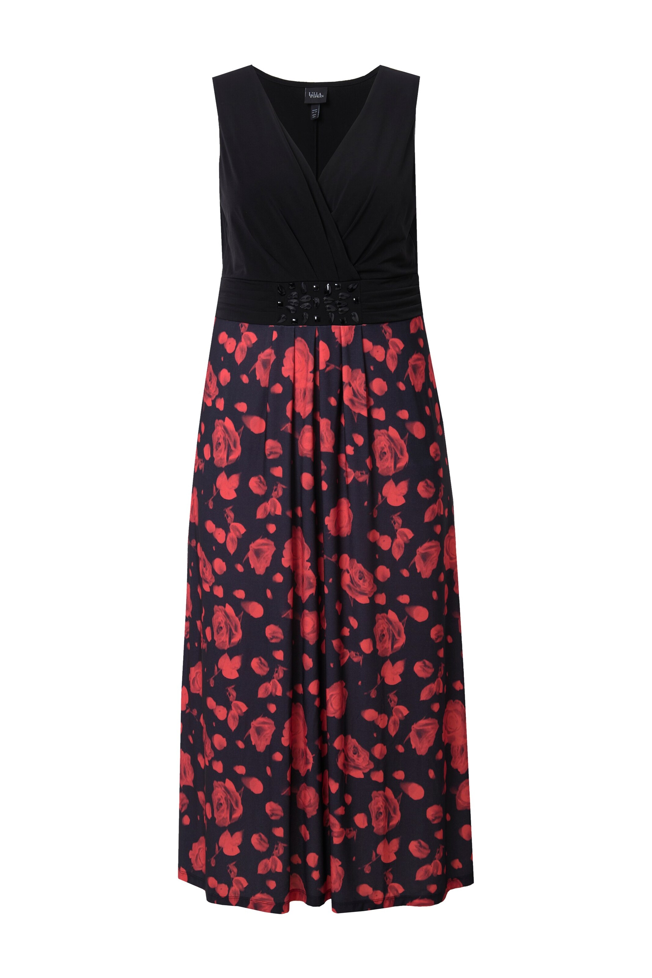 Ulla Popken Kleid in Schwarz: Vorderseite