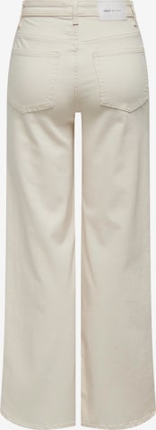 Wide leg Jeans 'Madison' di ONLY in beige