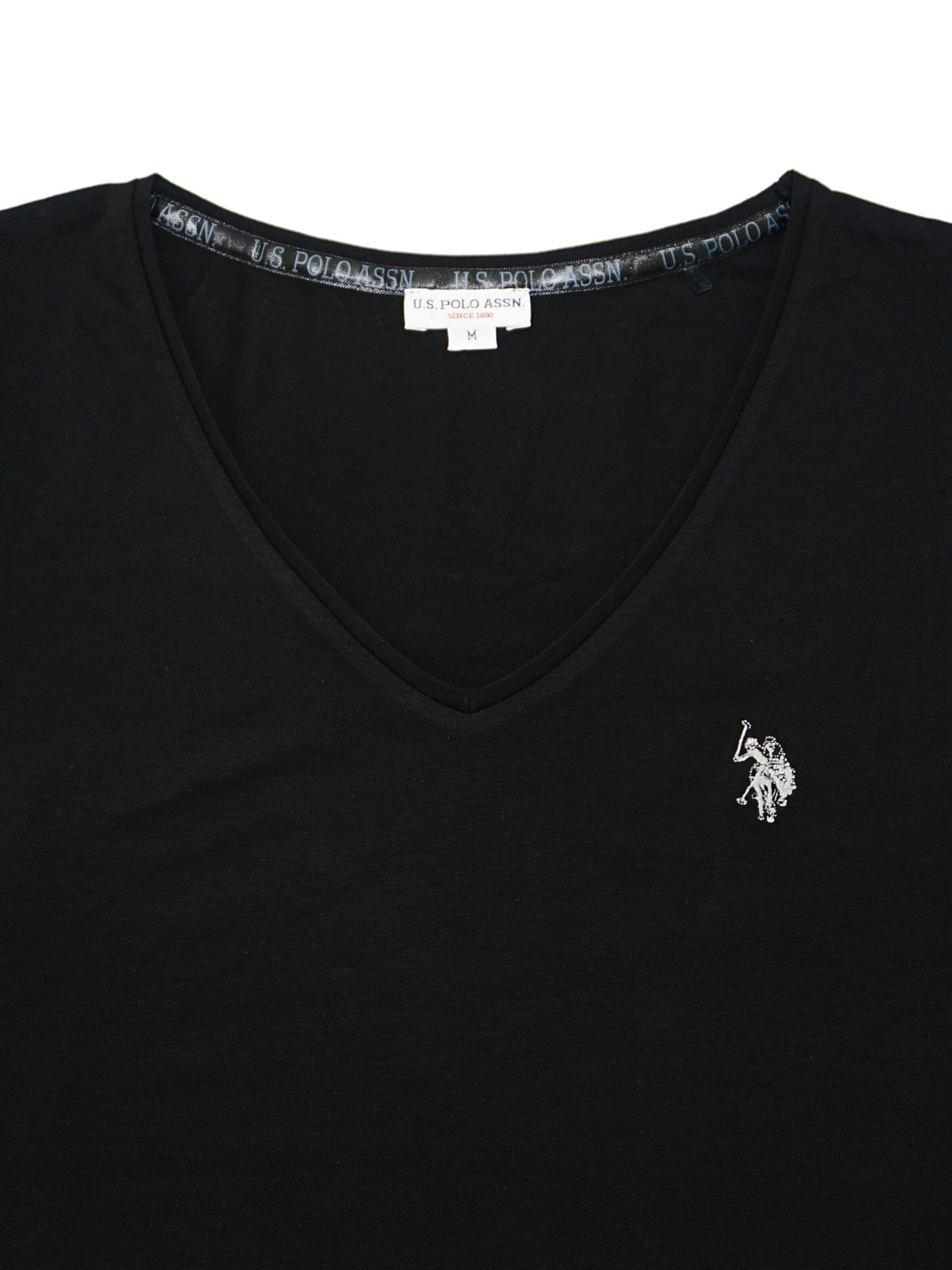 T-shirt 'V-Neck' U.S. POLO ASSN. en noir