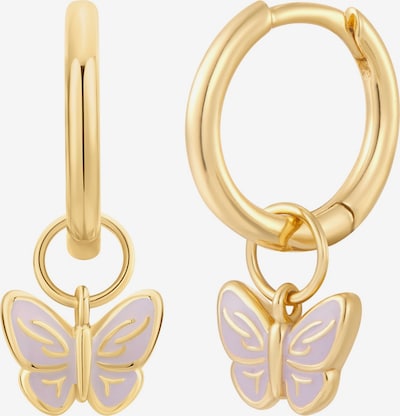 Auskarai iš Glanzstücke München, spalva – Auksas / pastelinė violetinė, Prekių apžvalga