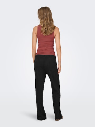 Wide leg Pantaloni 'ONLELLA' de la ONLY pe negru