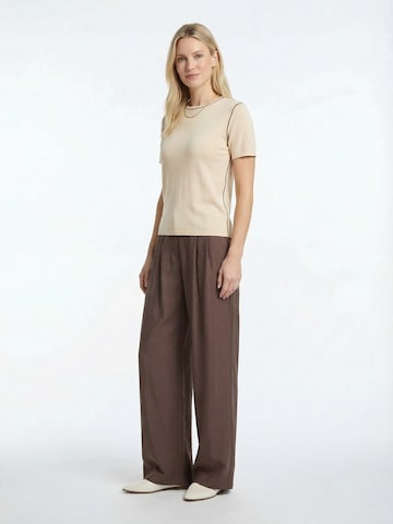 Tricou 'Stella' de la Guido Maria Kretschmer Women pe bej