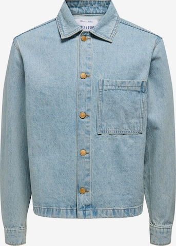 Only & Sons Between-Season Jacket 'ONSSprick' in Blue: front