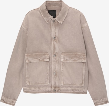 Pull&Bear Between-season jacket in Brown: front