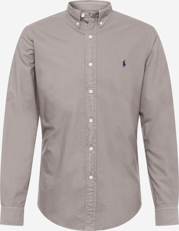 Polo Ralph Lauren Regular Fit Hemd in Grau: predná strana