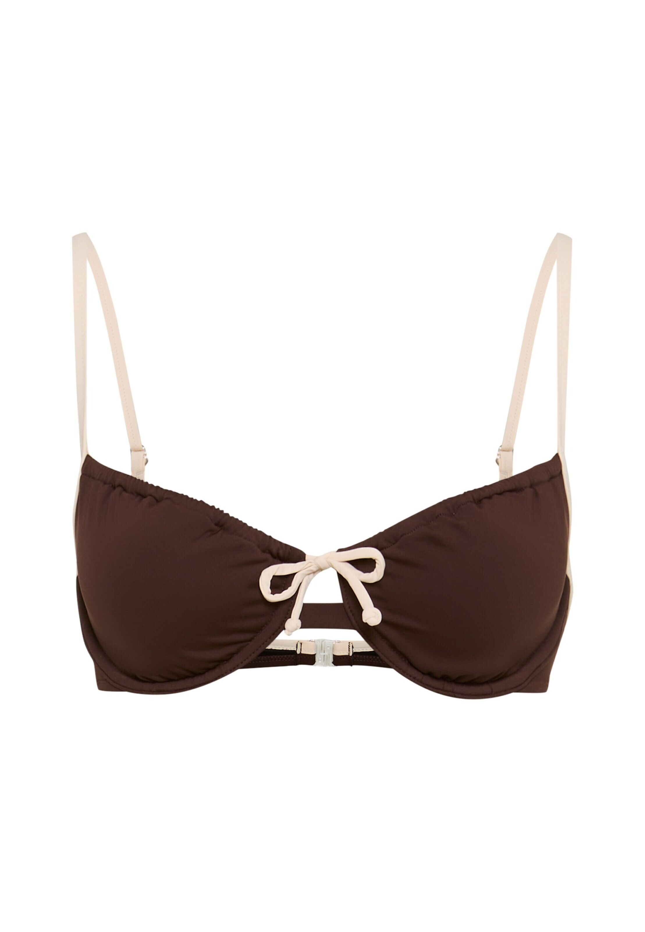 Copenhagen Studios Bikinový top 'Mix-Kini' - Hnedá