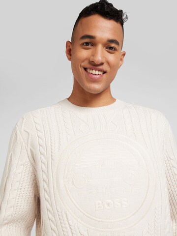 BOSS Pullover 'C-Dionel PS' i beige