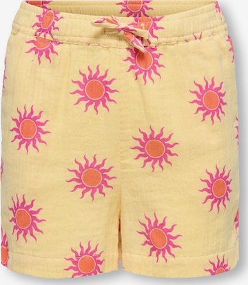 ONLY GIRLS - Pantalón 'KOGTHYRA' en amarillo: frente