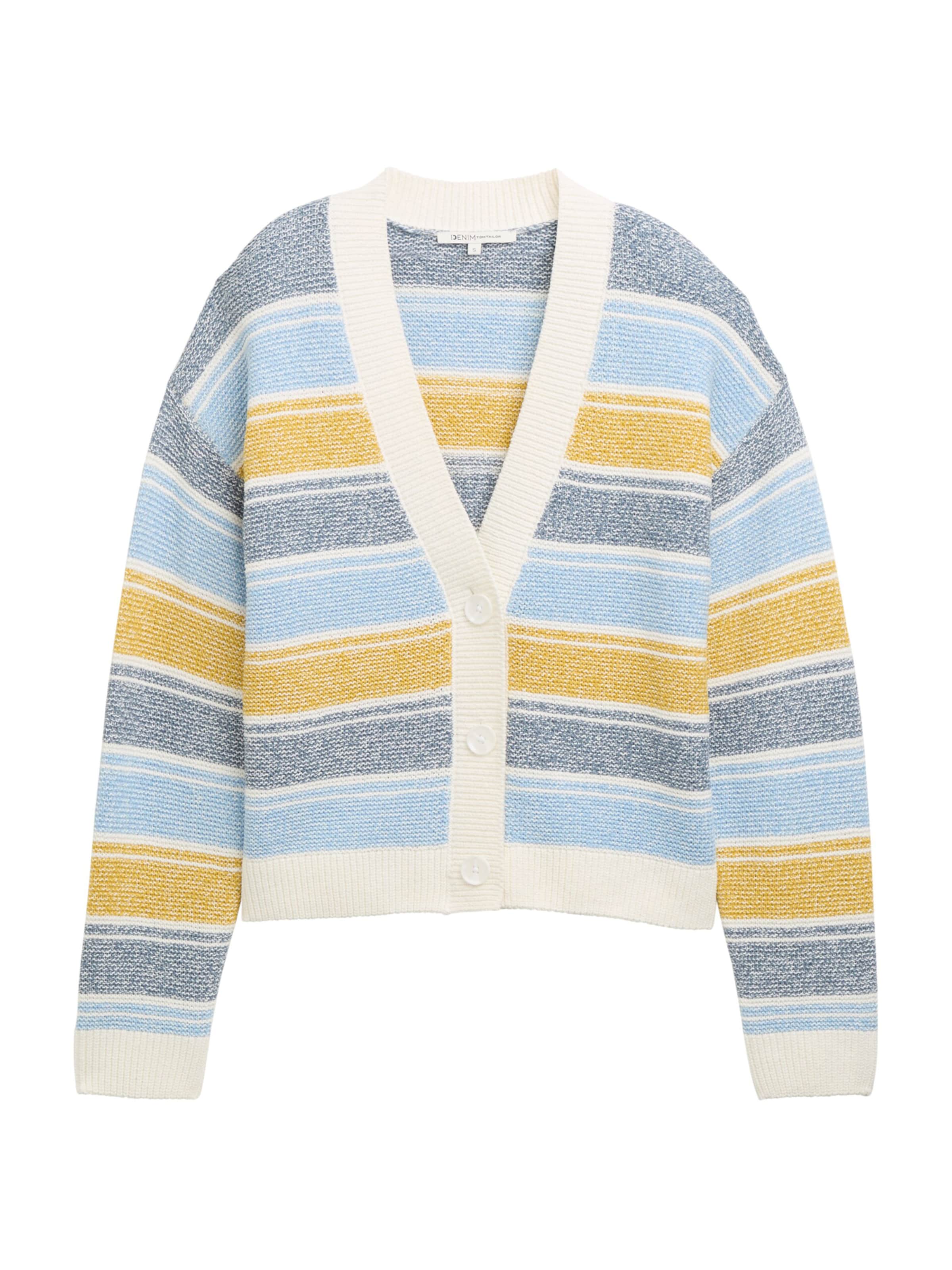 Cardigan TOM TAILOR DENIM en bleu : devant