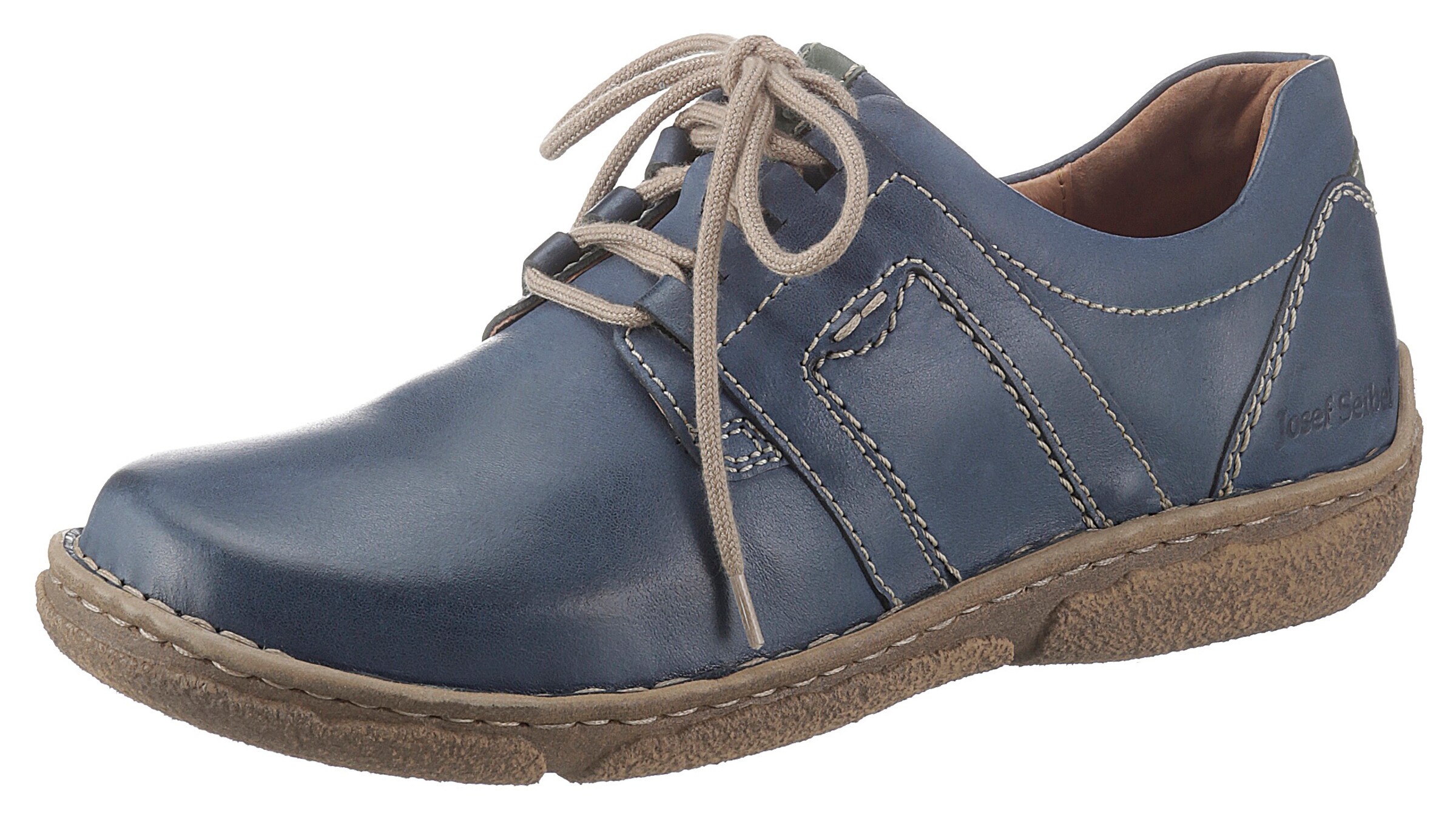 JOSEF SEIBEL Schnürschuh 'Neele' in Blau: Vorderseite