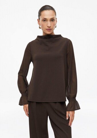 s.Oliver Bluse in Braun: Vorderseite