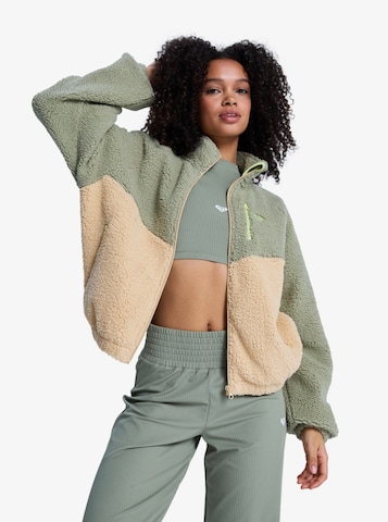 ROXY Fleecejacke in Grün: Vorderseite