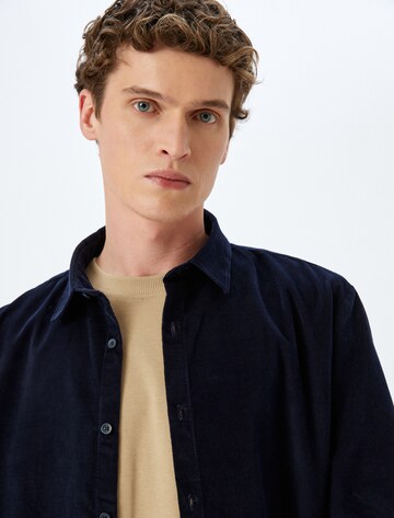 Koton Regular fit Button Up Shirt in Blue