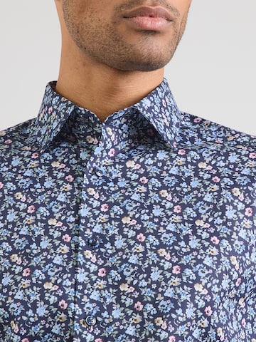 OLYMP - Ajuste regular Camisa de negocios en azul