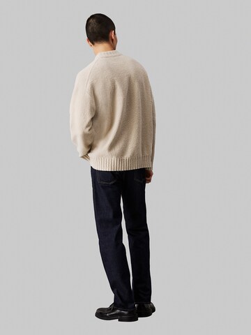 Calvin Klein Jeans Sweater in Beige