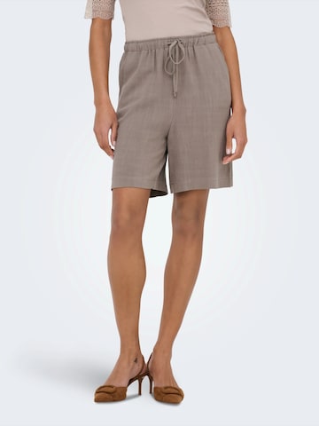 ONLY Loosefit Nadrág 'ONLSIESTA' - barna: elől