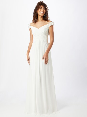 STAR NIGHT - Vestido de noche en blanco: frente