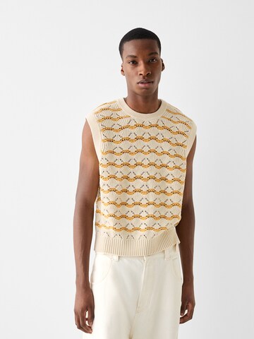 Bershka Spencer in Beige: voorkant