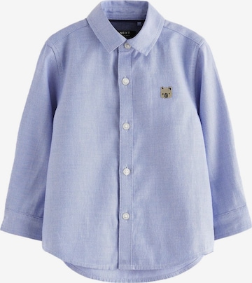 Next Regular fit Button up shirt in Blue: front