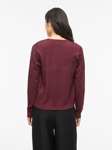 VILA Gebreid vest 'VIRIL' in Rood