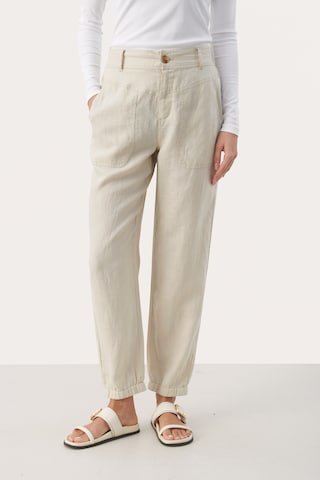 Part Two Tapered Pants 'Shenas' in Beige