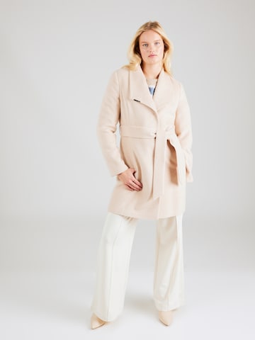 Cappotto di mezza stagione di COMMA in beige: frontale