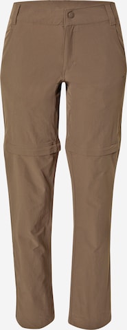 THE NORTH FACE Regular Outdoor trousers 'Exploration' in Brown: front