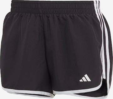 ADIDAS PERFORMANCE Regular Sports trousers 'Marathon 20 ' in Black: front