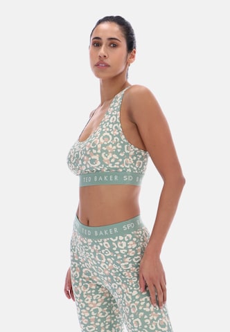 Low support Reggiseno sportivo 'Essentials' di Ted Baker in verde