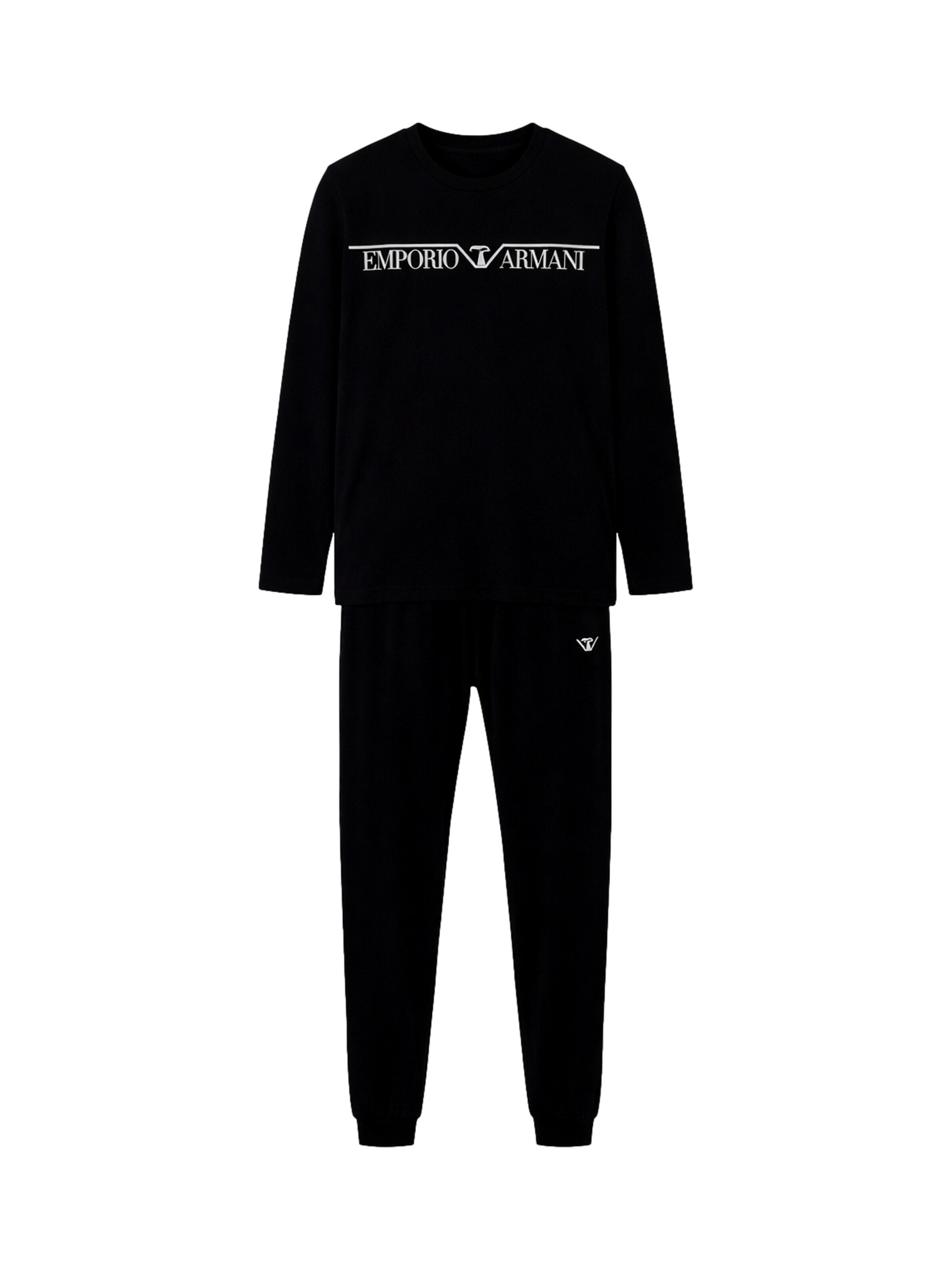 Emporio Armani Pajamas long in Black: front
