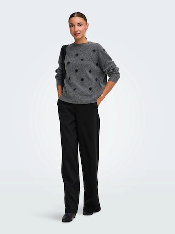 JDY Sweater 'JDYMELEA' in Grey