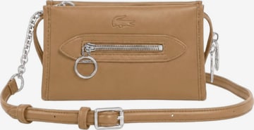 LACOSTE - Bolso de hombro 'Celys' en marrón: frente